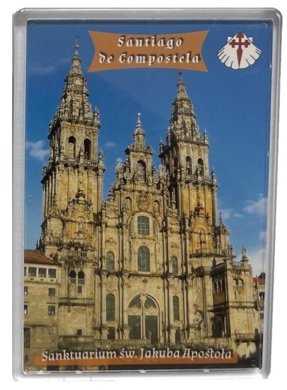 (art.157) Magnes na lodówkę Katedra w Santiago de Compostela